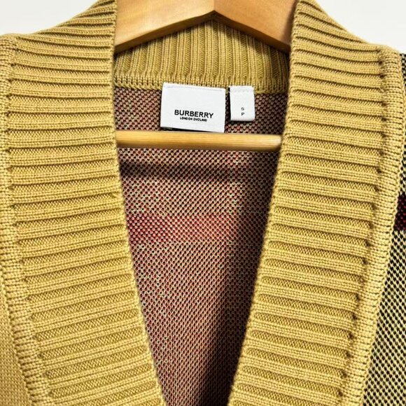 Burberry Vintage Check V-neck cardigan - Picture 11 of 12